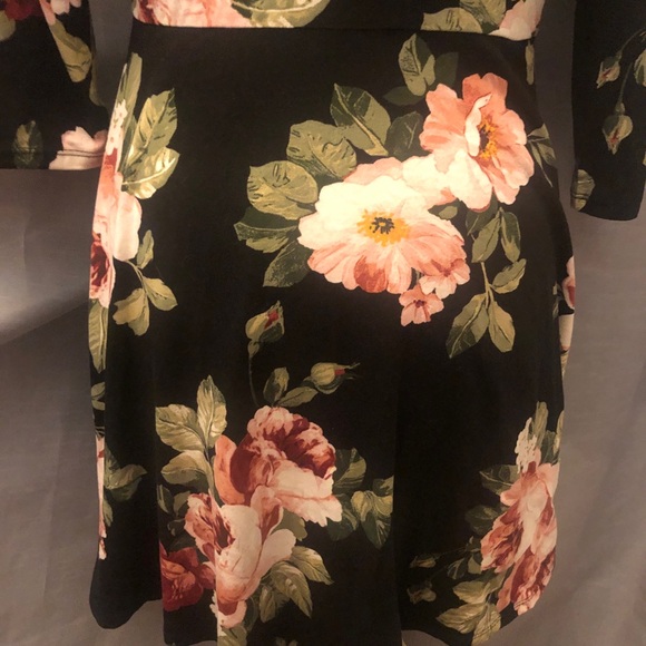 IZ Byer faux wrap rose dress . Size XL. Euc - Picture 7 of 10